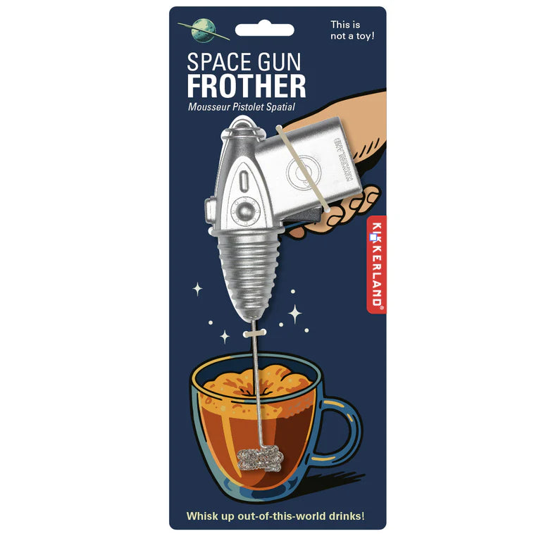 Kikkerland Space Gun Milk Frother