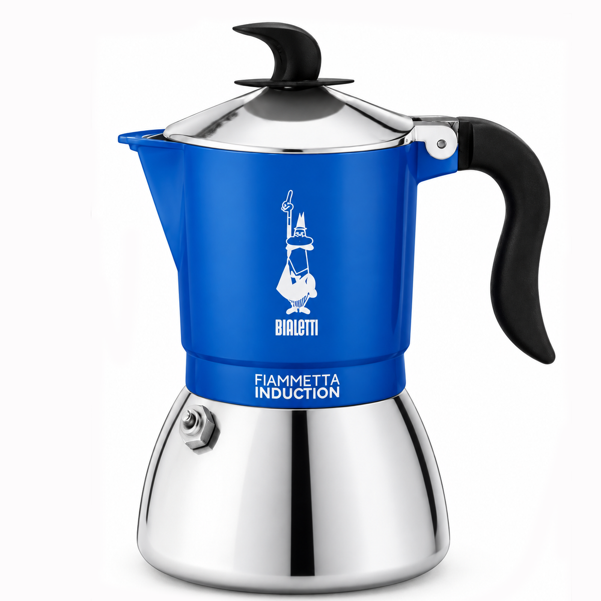 Bialetti Fiammetta Induction Coffee Maker – 4 Cups – Blue