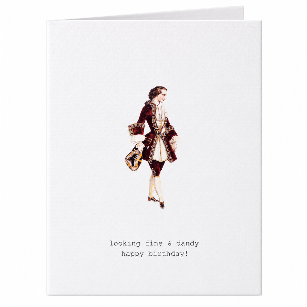 Tokyo Milk Fine & Dandy Birthday Glitter Greeting Card – 3.5" x 5"