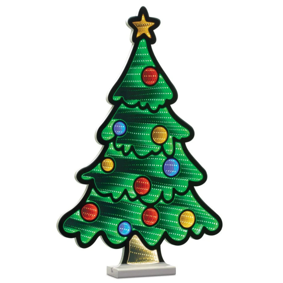 Lighted Christmas Tree – Infinity Light LED Christmas Decor – 23.5"