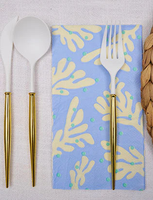 Sophistiplate Paper Guest Towels – Pack of 20 – Pastel Sea