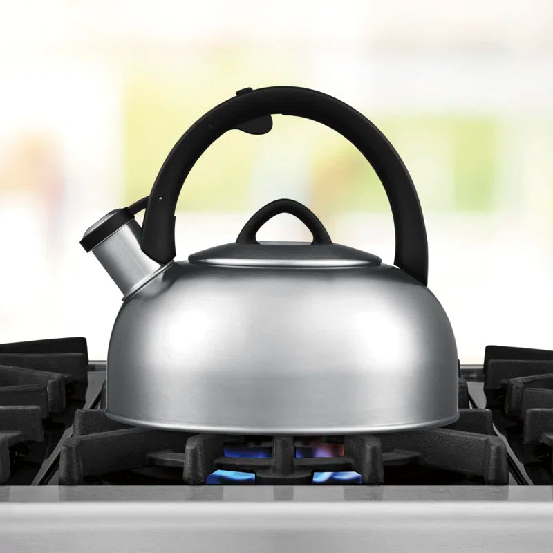 Cuisinart Classic Brillance Brushed Stainless Whistling Tea Kettle – 2-QT