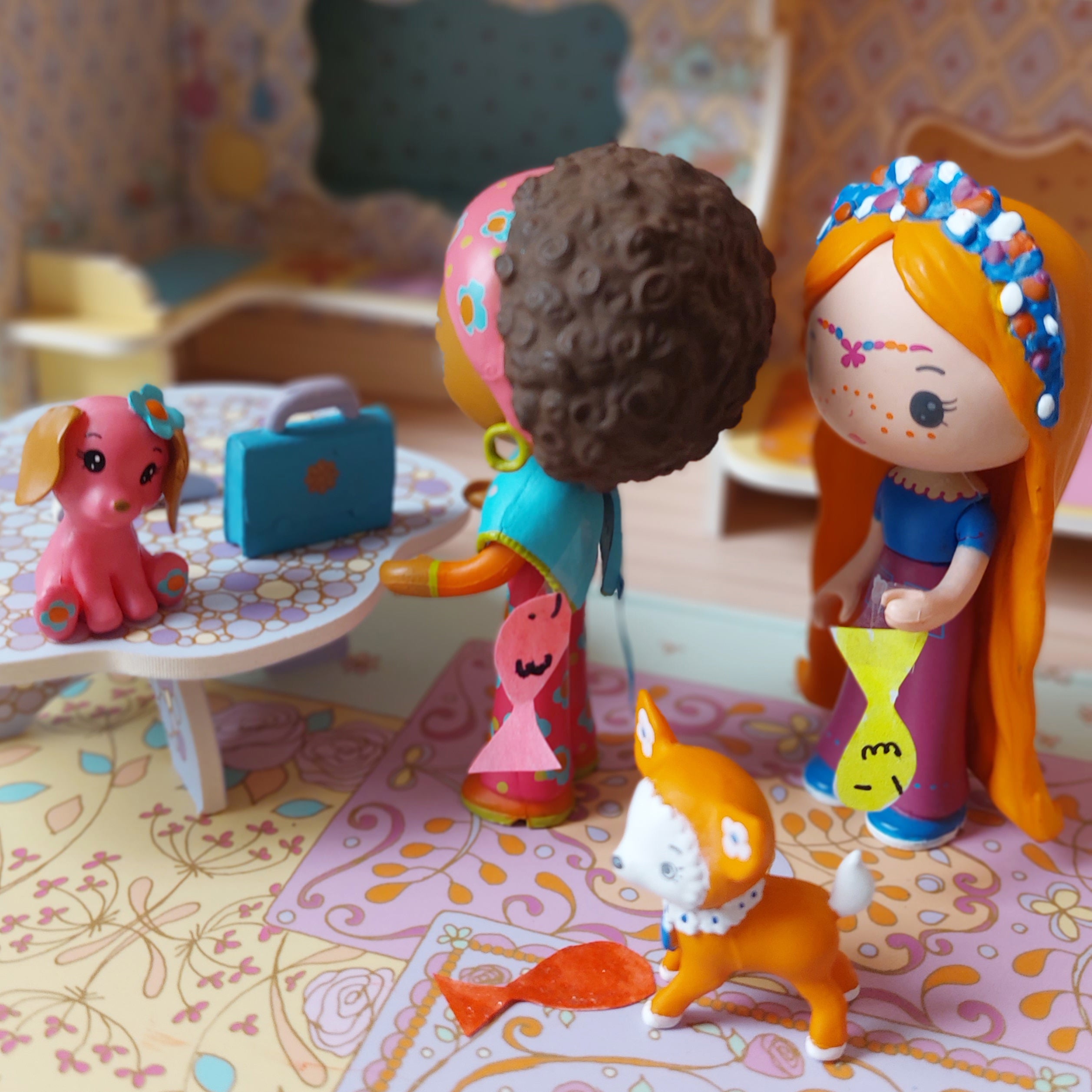 Djeco Tinyly Figurines – Poppy & Nouky