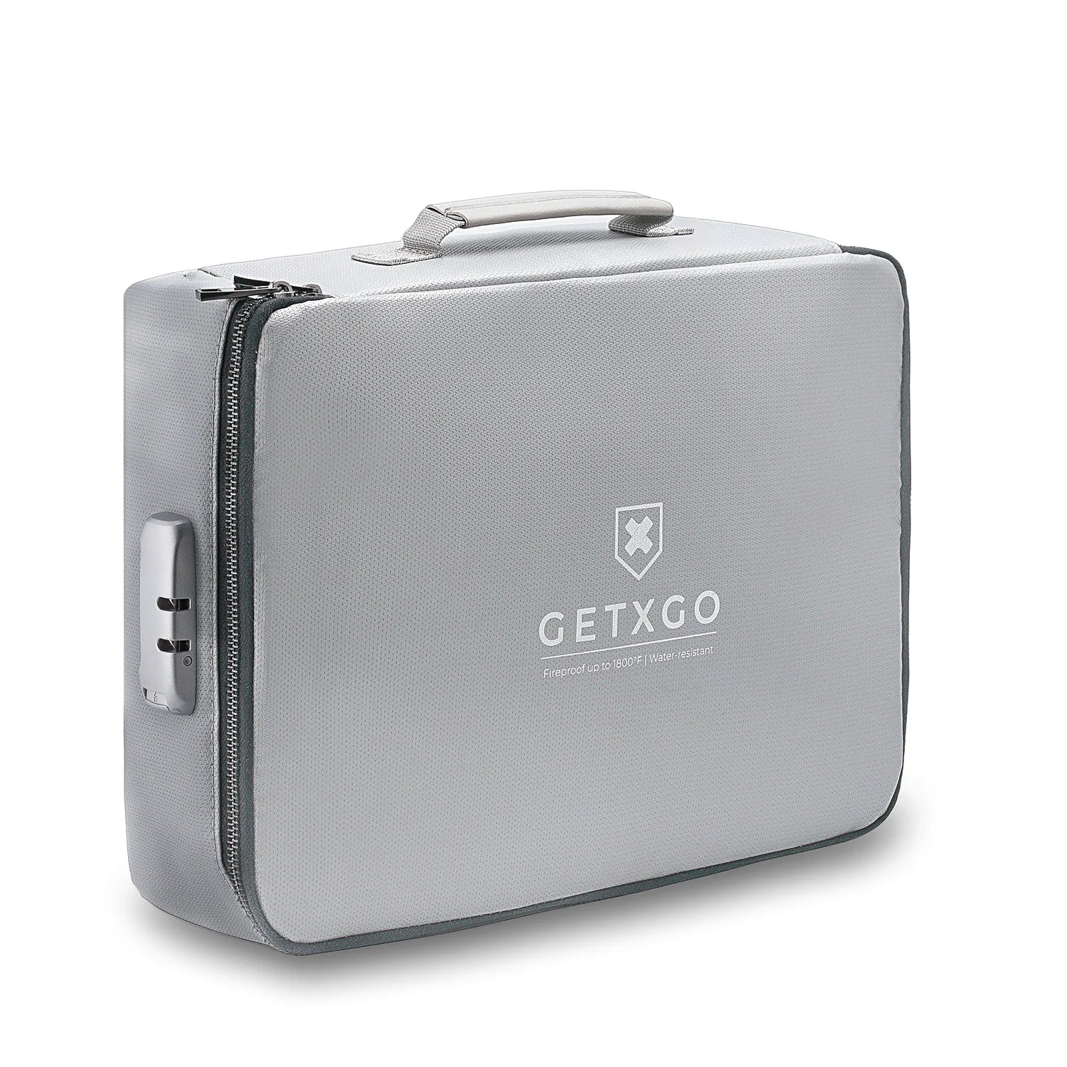 GETXGO Fireproof & Water Resistant Soft Document Box - 4" H x 15" W x 12" D.