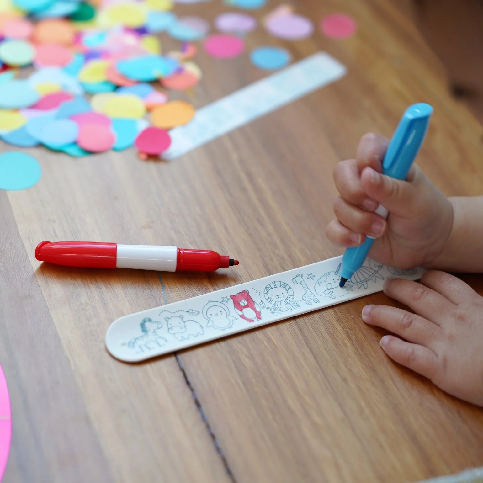 Sugar & Spice Sketchband - Reusable Coloring & Doodle Slap Bracelet