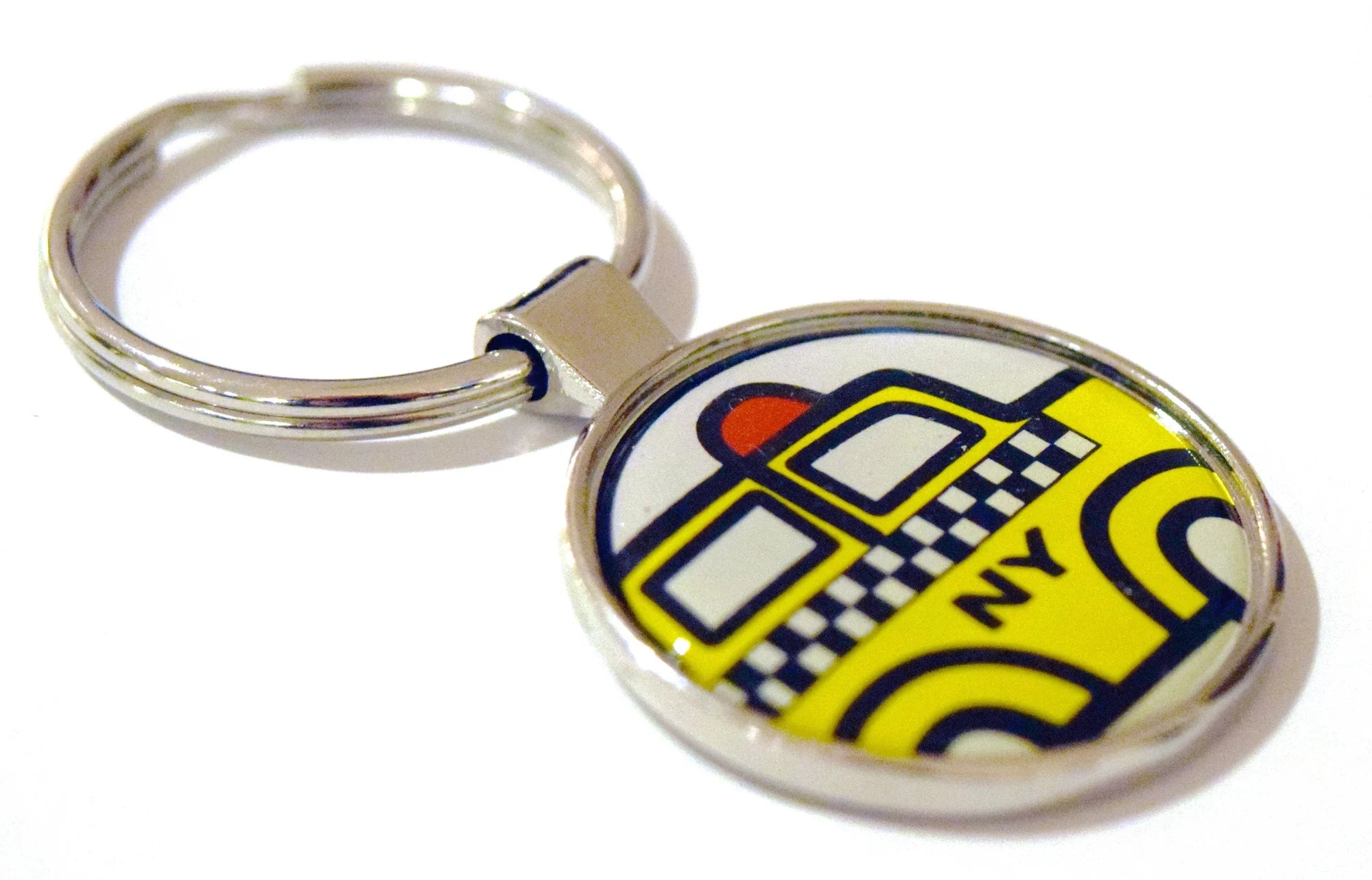 New York Taxi Cab Keychain