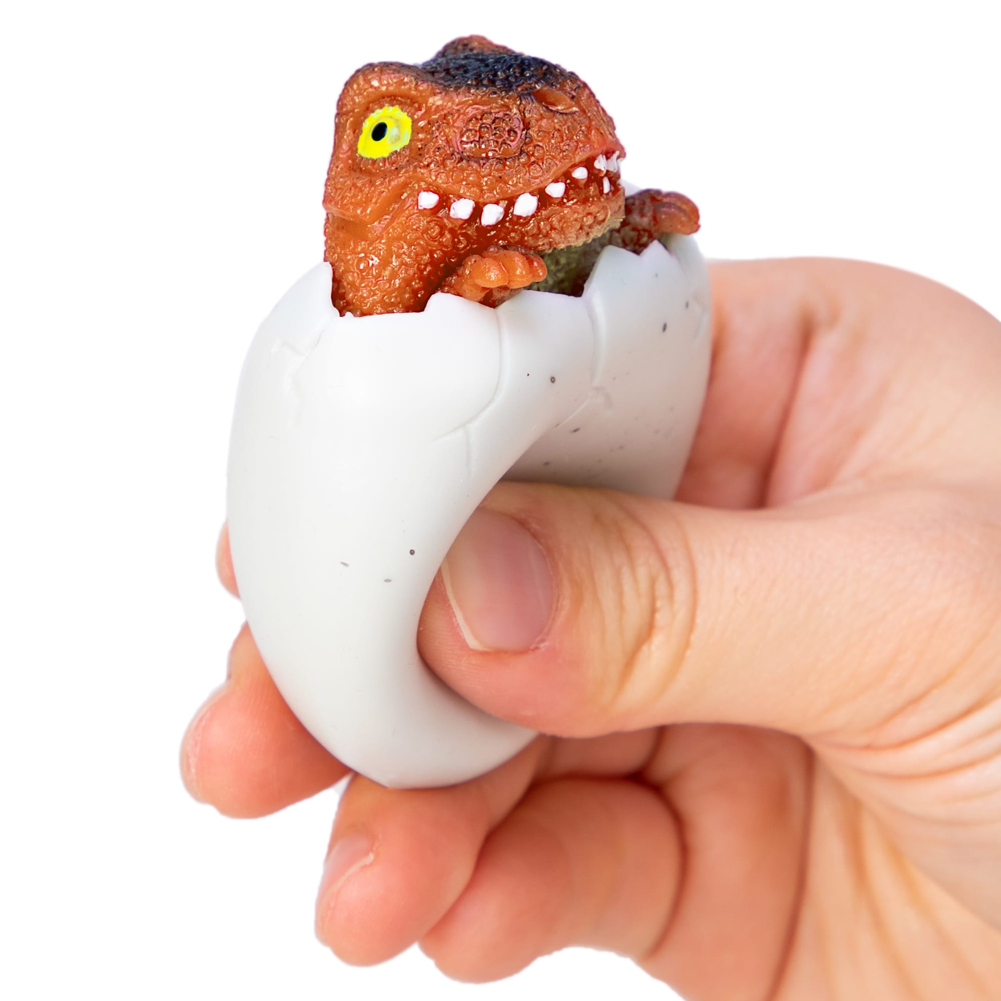 Dino Squeezy Peek Hatchers Toy – Assorted Colors – Each Sold Separately
