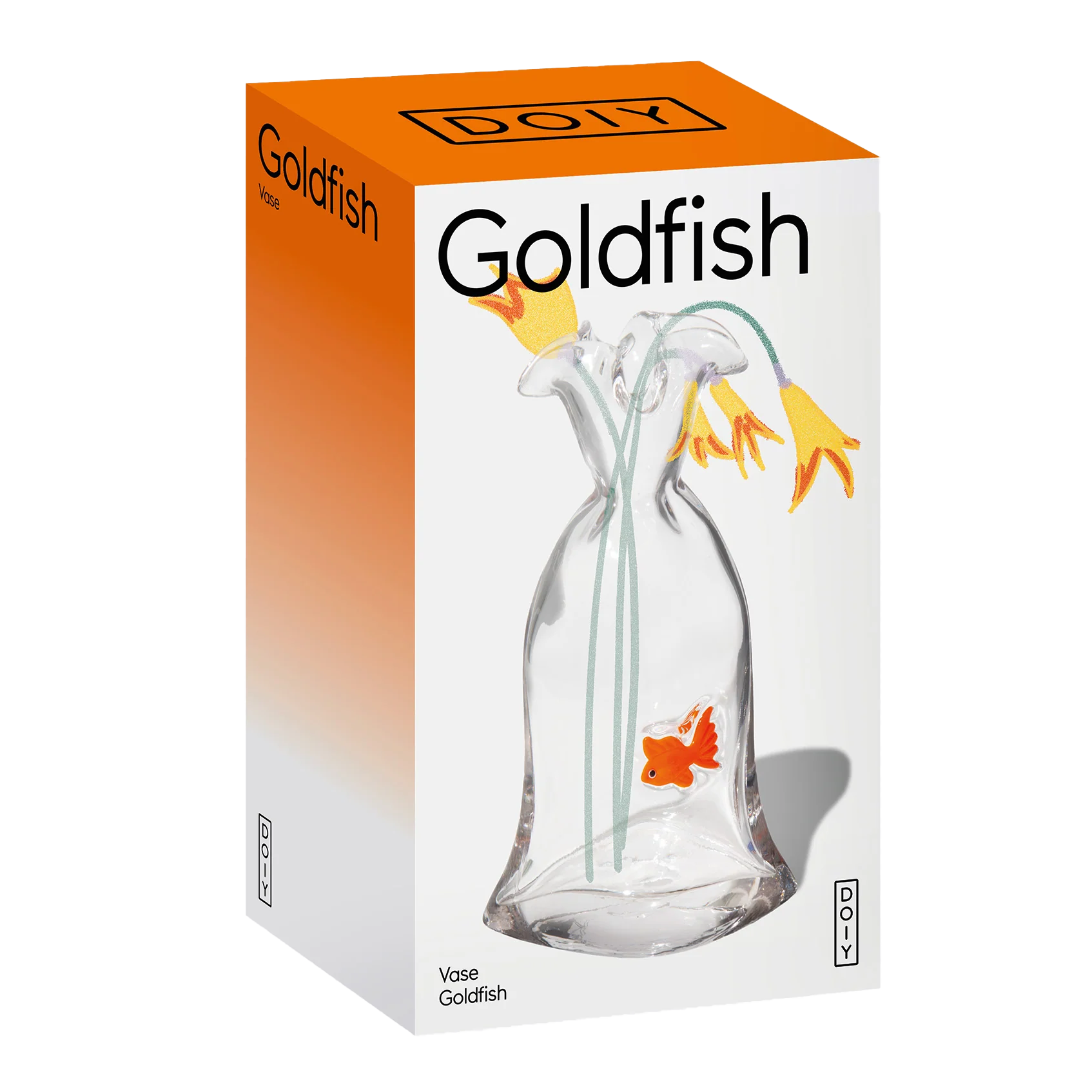 Glass Goldfish Vase