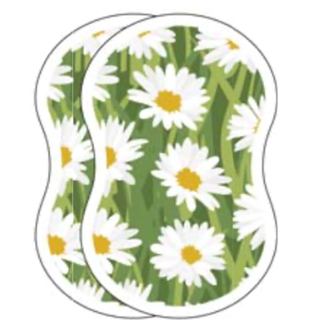 Ritz Toss Pop Up Sponges – Daisy – 2 Pack