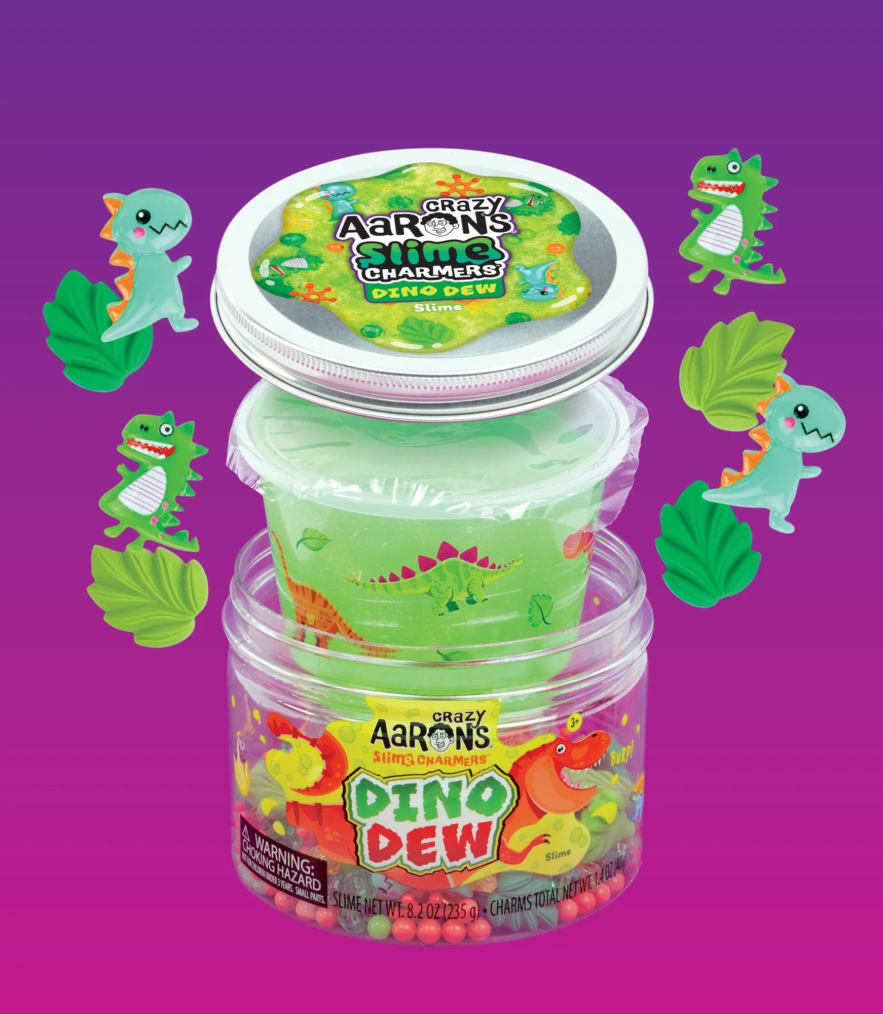 Crazy Aarons Scented Slime Charmers – Dino Dew