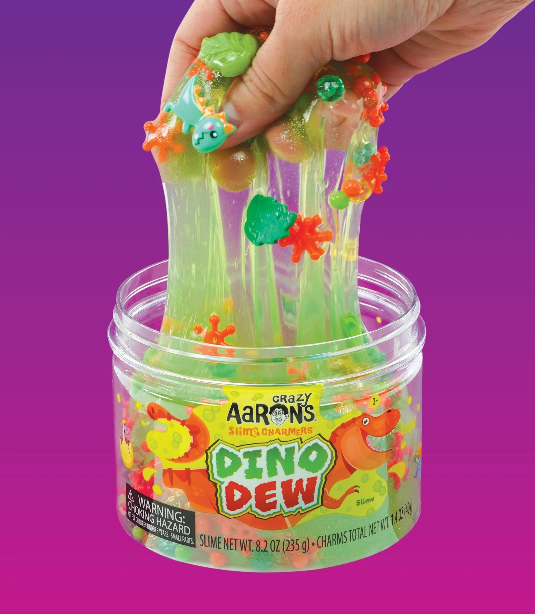 Crazy Aarons Scented Slime Charmers – Dino Dew