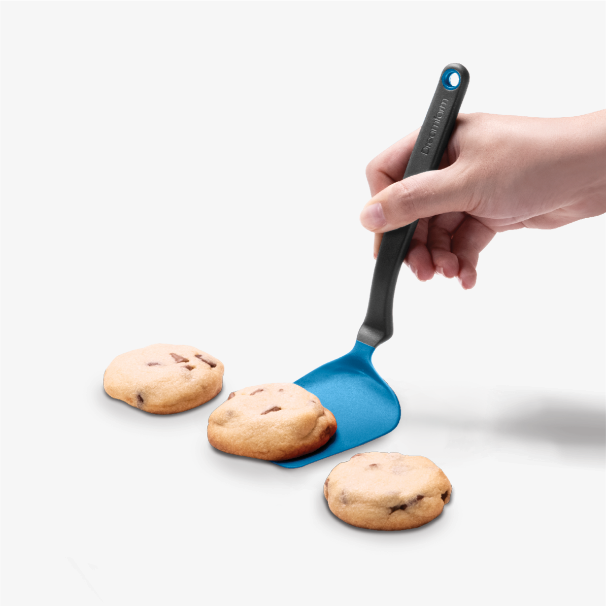 Dreamfarm Mini Chopula - Super Flexible Non Stick Cookie Turner – Classic Blue