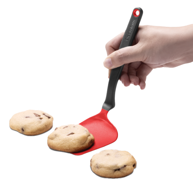 Dreamfarm Mini Chopula - Super Flexible Non Stick Cookie Turner – Red