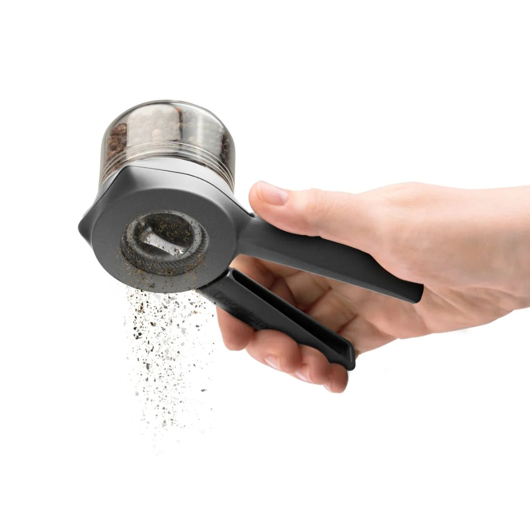 Dreamfarm Ortwo Lite Pepper, Salt & Spice Mill – Black