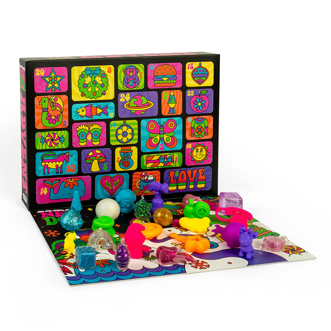 NeeDoh Groovy Glob 2025 Squishy Toys Advent Calendar