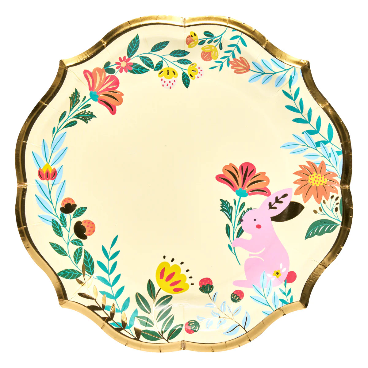 Sophistiplate Wavy Paper Dinner Plates – 8pk – Folklore Easter