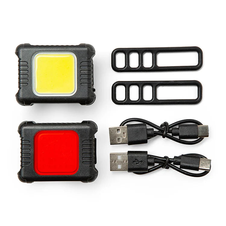 Kikkerland Fiets Fiets Rechargeable Bike Lights