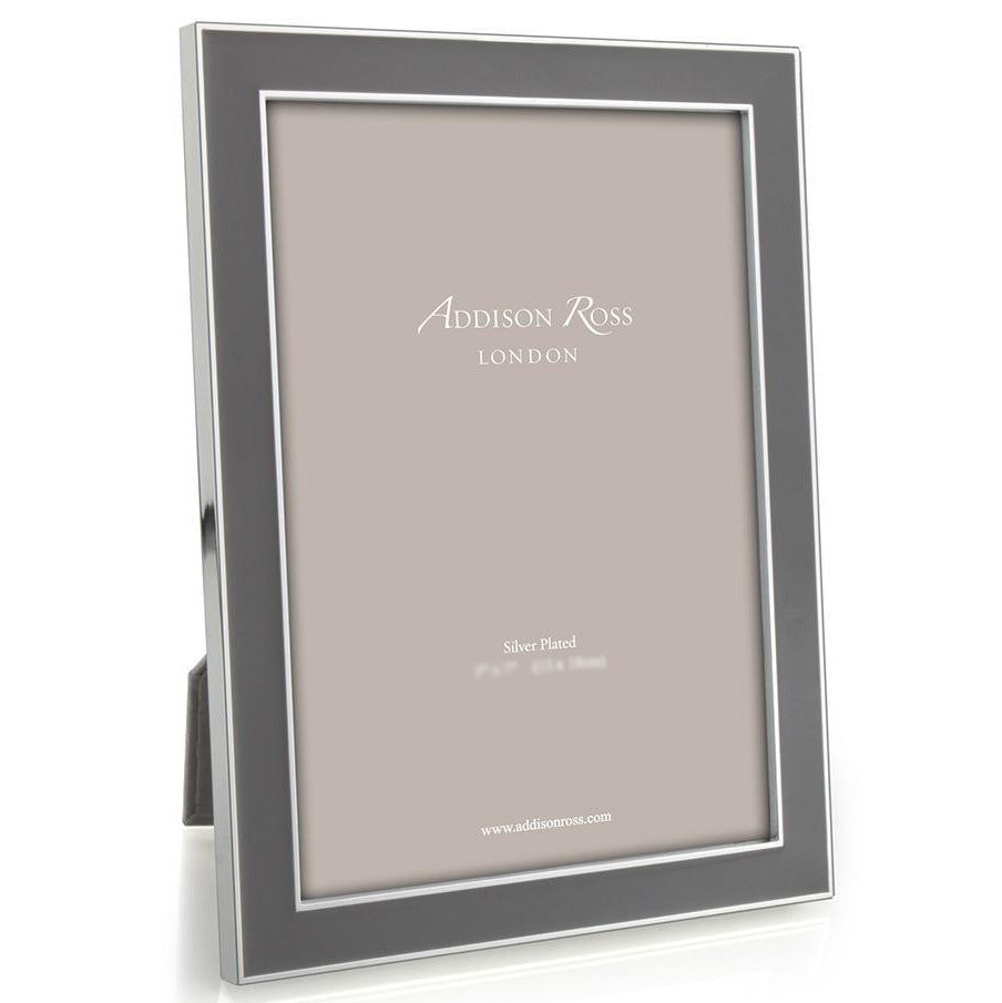 Addison Ross Taupe Enamel Photo Frame – 5" x 7"