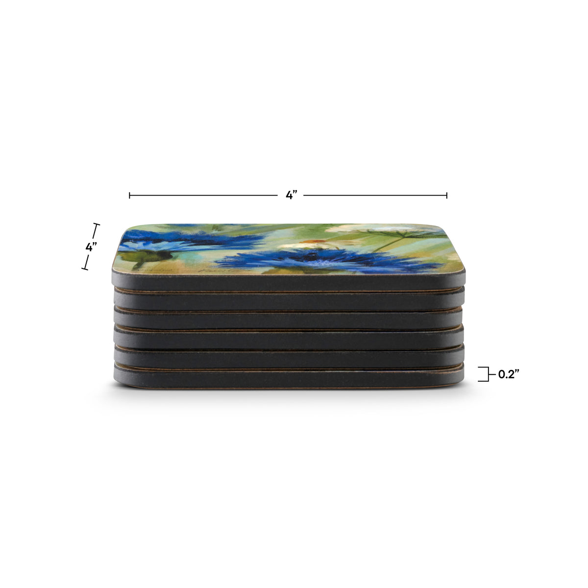 Fleurs des Champs Coasters – Set of 6