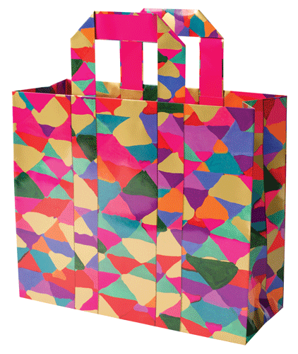 Caspari Shimmer Large Gift Bag