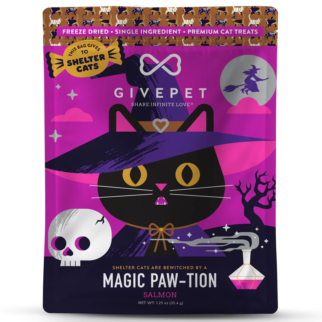Givepet Freeze-Dried Cat Treats – Magic Paw-tion – 1.25oz
