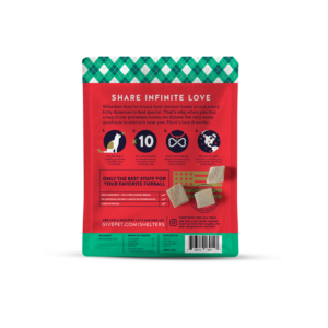 Freeze-Dried Holiday Cat Treats – Santa Claws – 1.25 oz. Bag