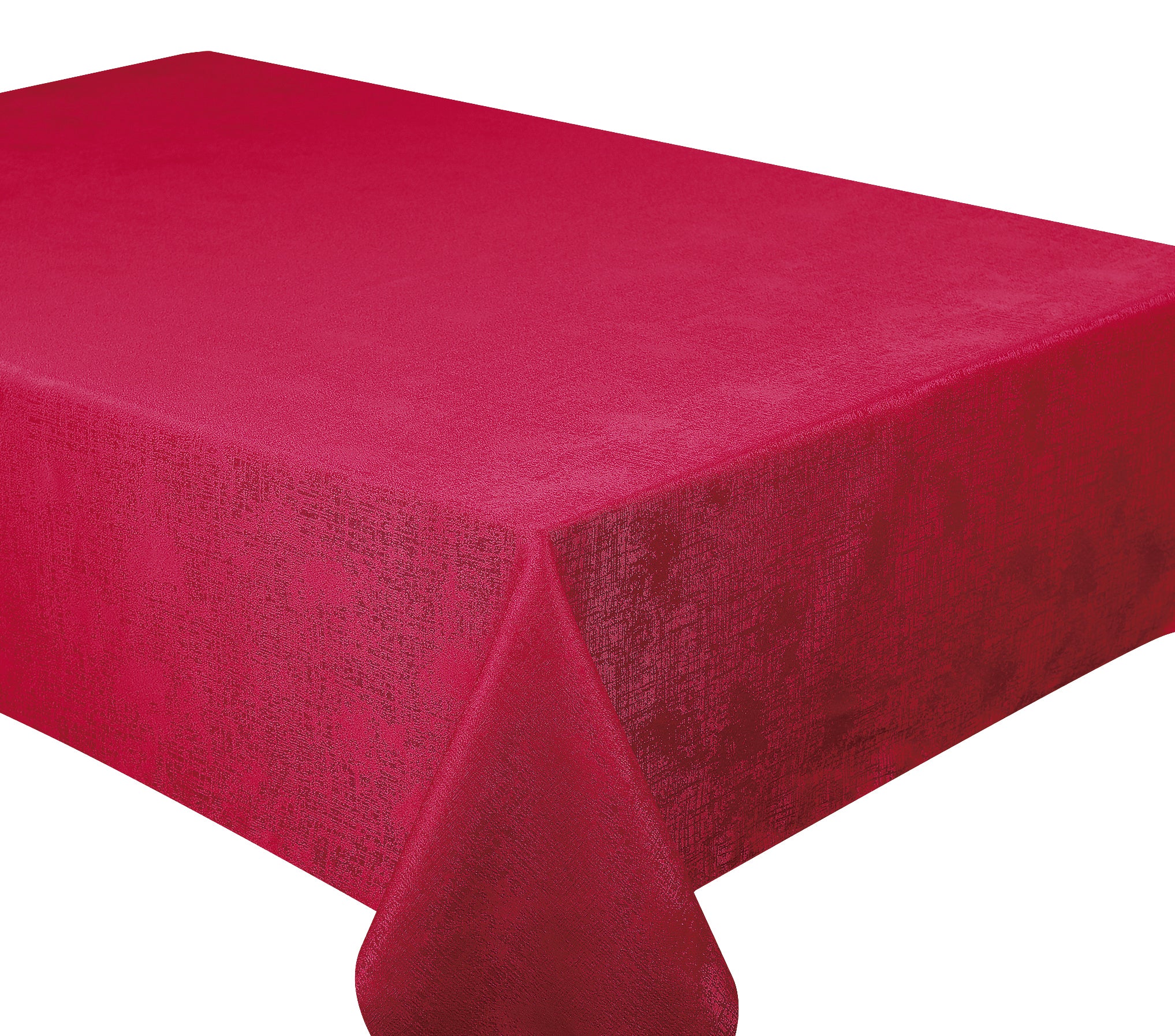 Looks & Feels Like Silk Polyester Table Cloth – Red Glimmer – 60"x 120"