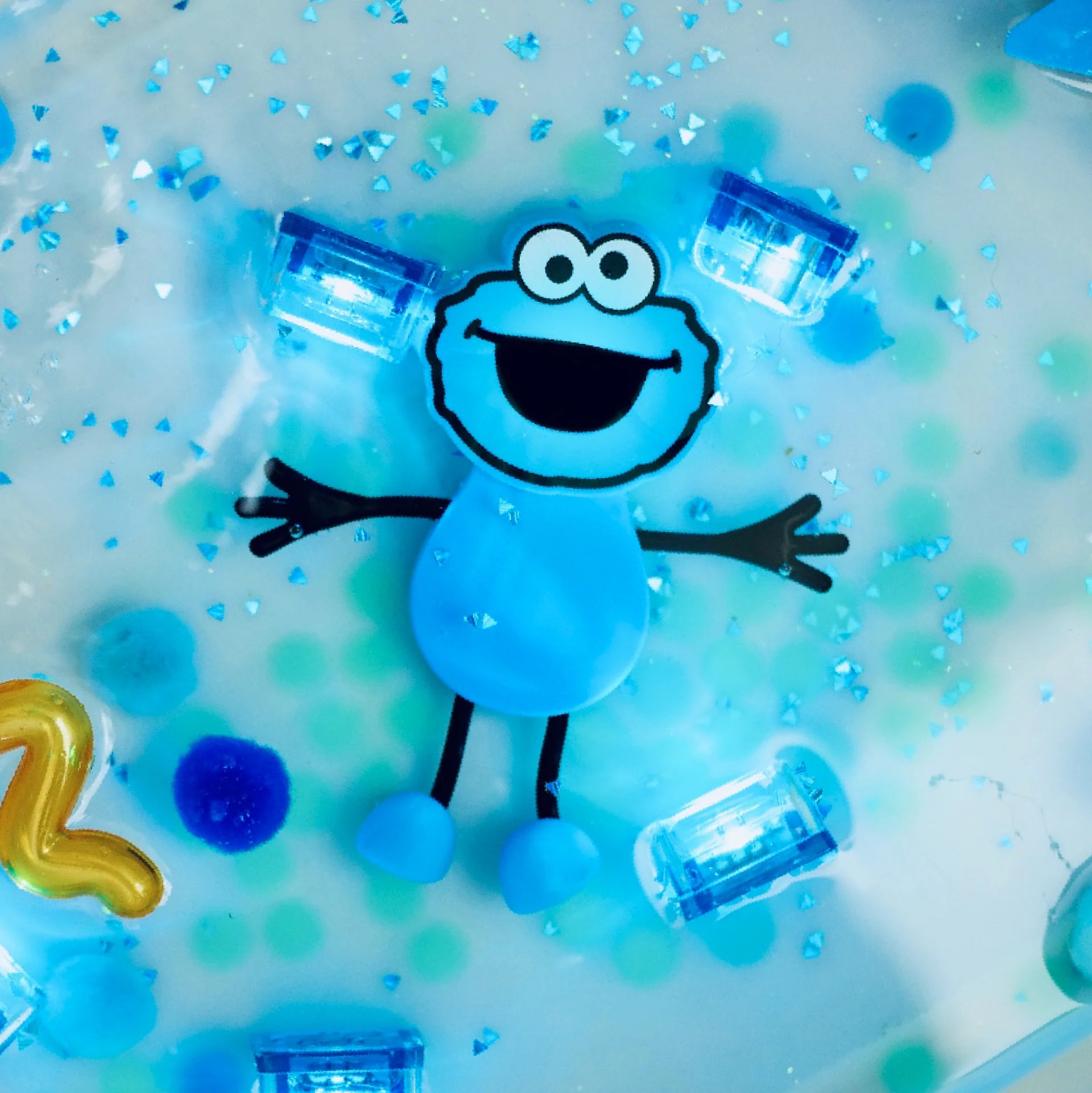 Glo Pals Light up Pal & Cubes – Cookie Monster Character