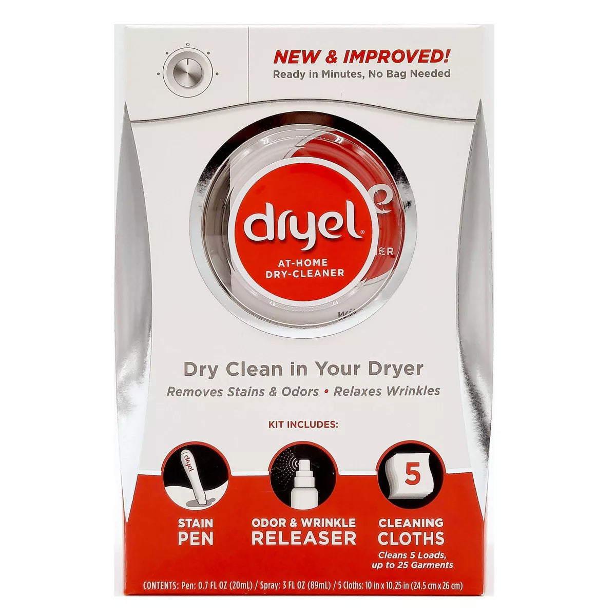 Dryel At-Home Dry Cleaner Kit - 5 Loads – S. Feldman Housewares