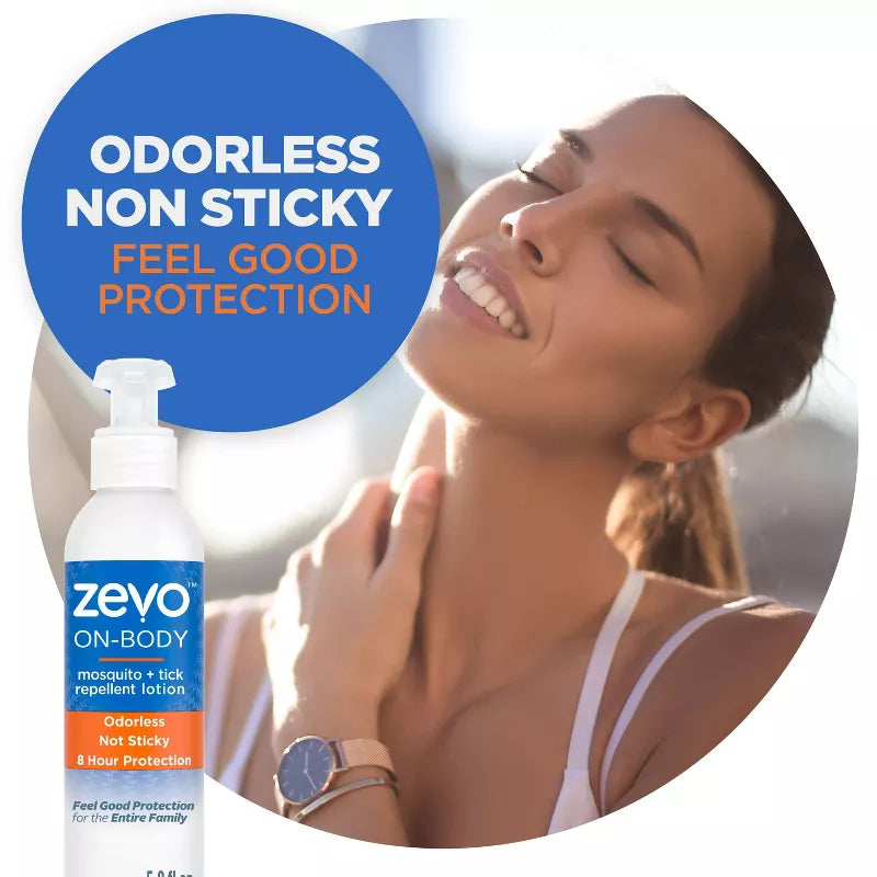 Zevo On-Body Mosquito and Tick Repellent Lotion – 5.8oz