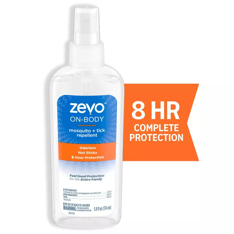 Zevo On-Body Mosquito and Tick Repellent Pump Spray – 5.9oz