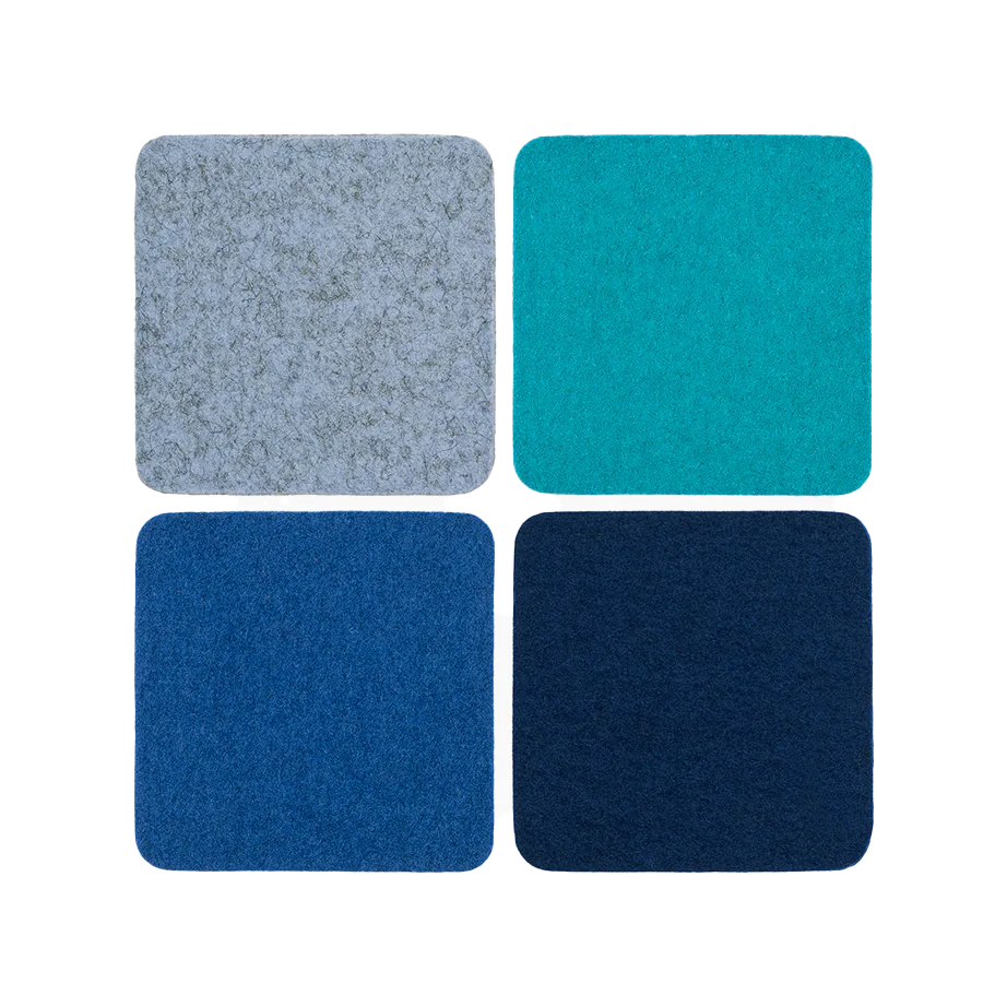 Graf Lantz Bierfilzl Square Felt Coaster – Ocean – 4pk