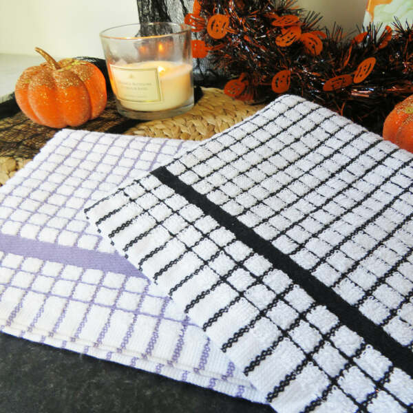 Samuel Lamont Poli Dri 100% Cotton Dish Towel – Black