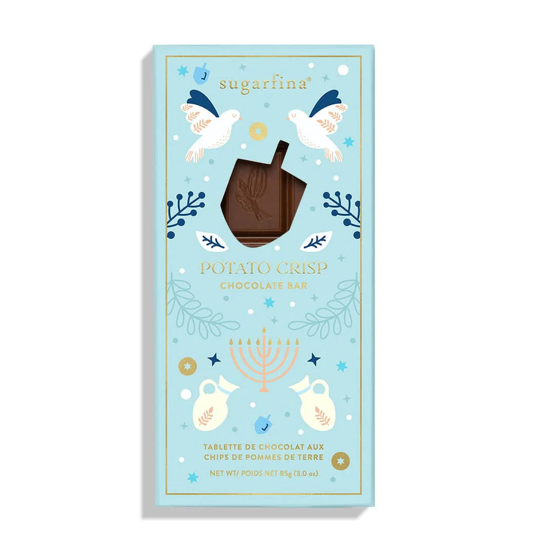 Sugarfina Hanukkah Candy Chocolate Bar – Potato Crisp