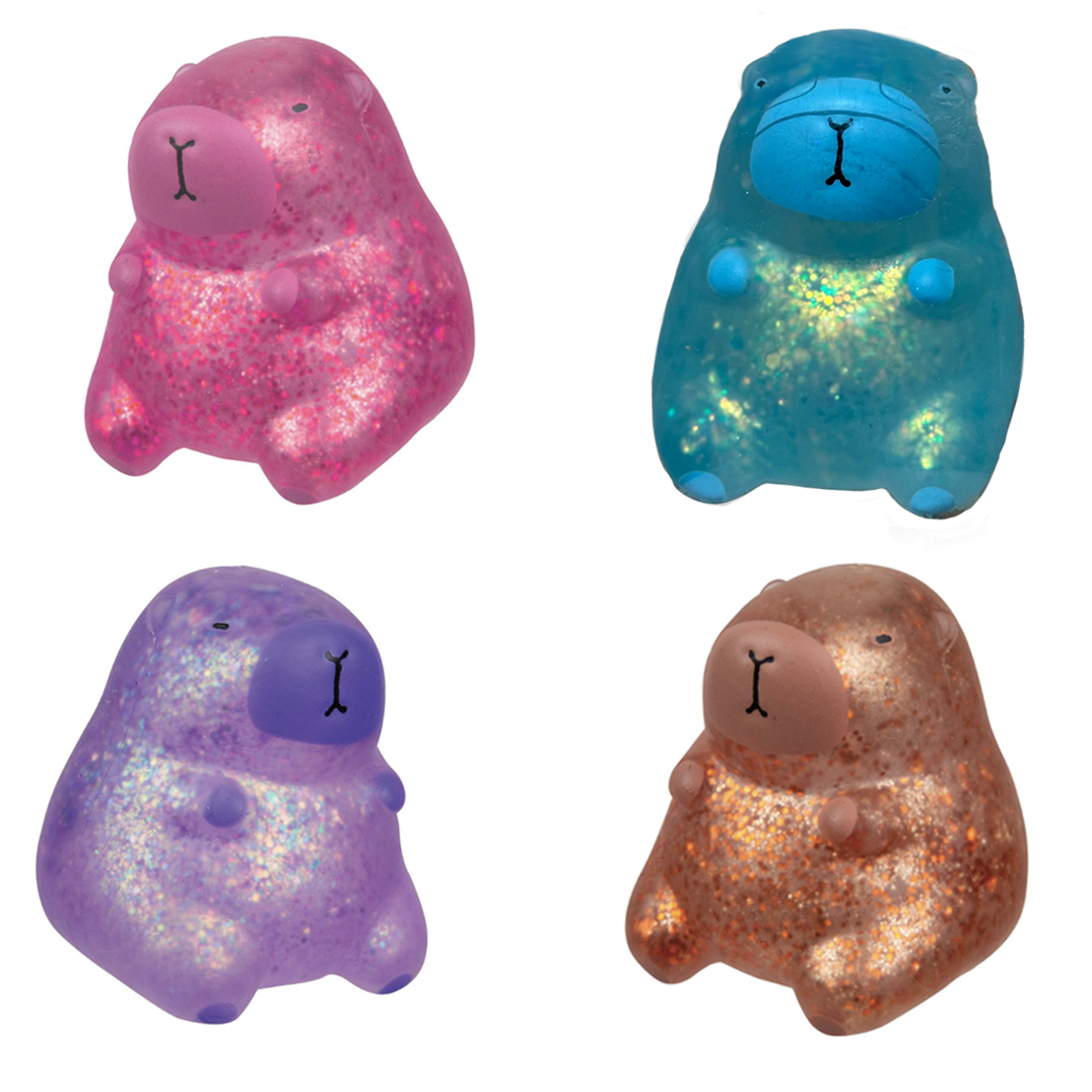 Gummiez Capybara Squishy Toy – Assorted Colors – Each Sold Separately