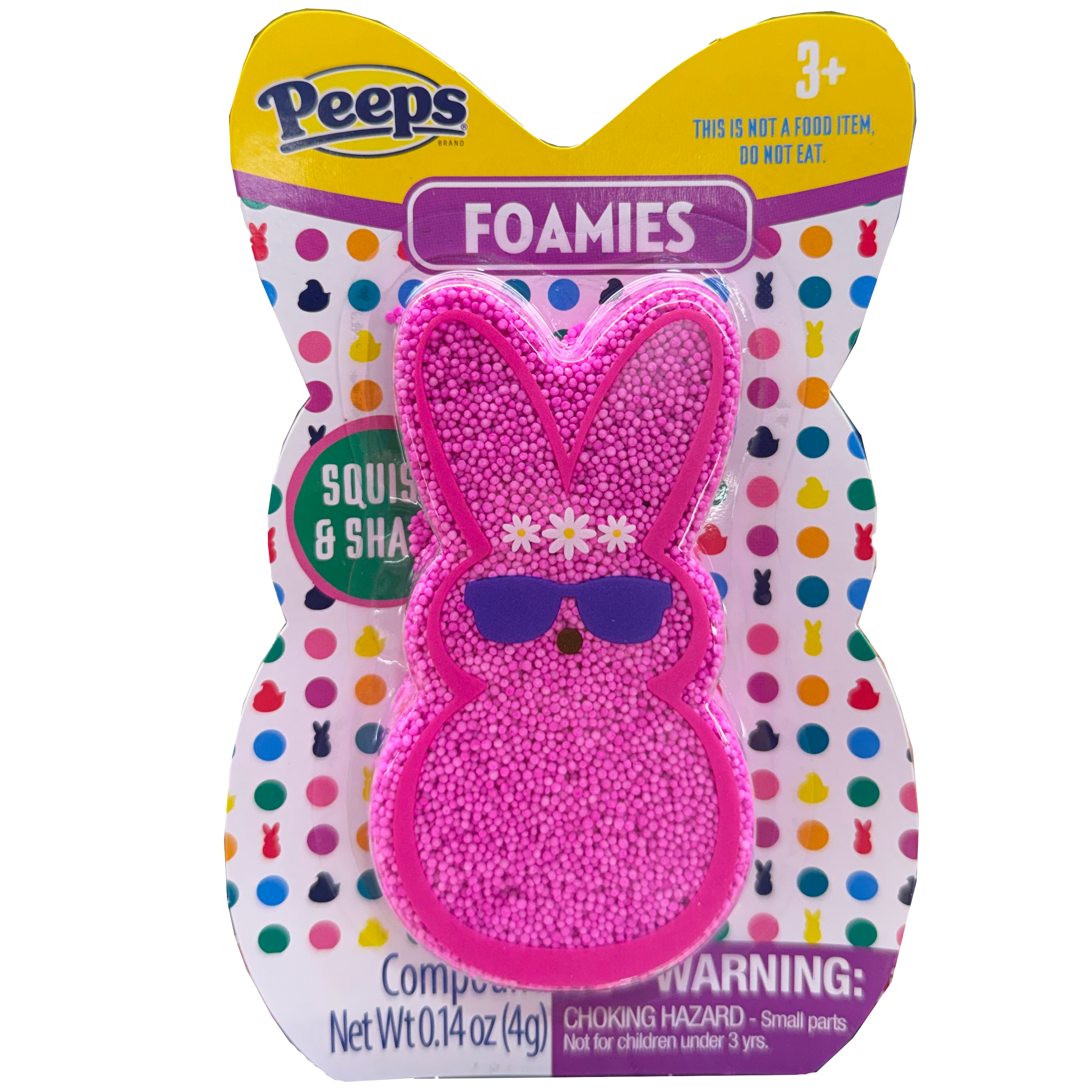 Little Kids Peeps Foamies Squish & Shape Toy – Assorted Colors – Each Sold Separately