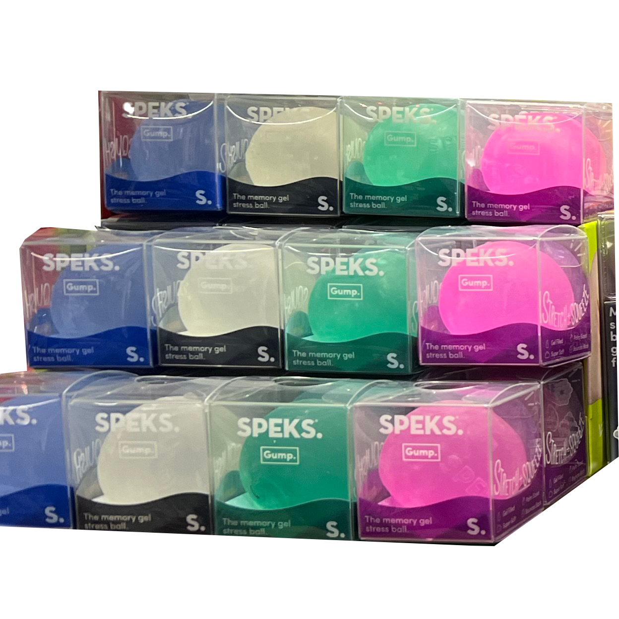 Speks Gump Memory Gel Stress Ball – Sea Glass