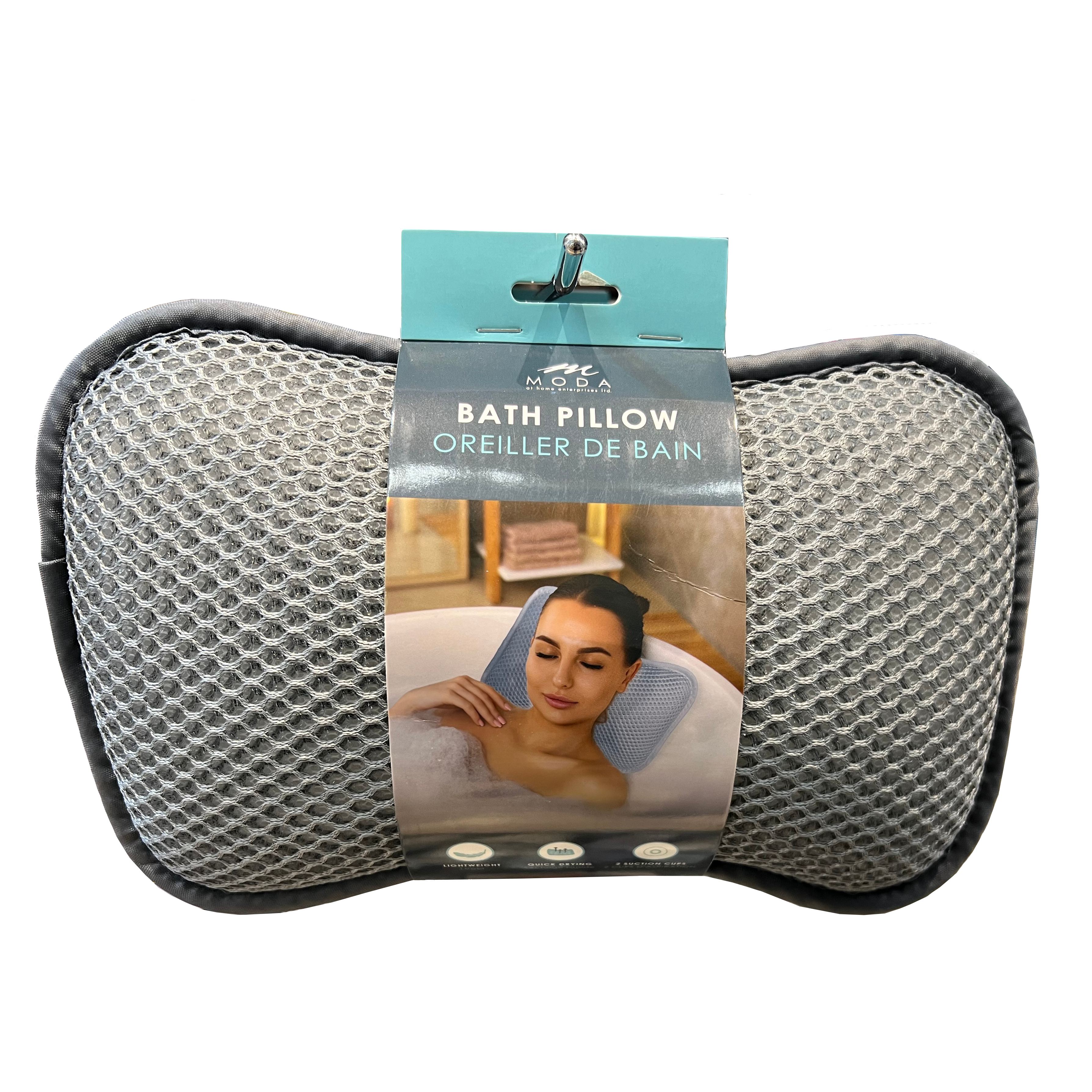 3D Mesh Non-slip Breathable Spa Bath Pillow / Neck Rest