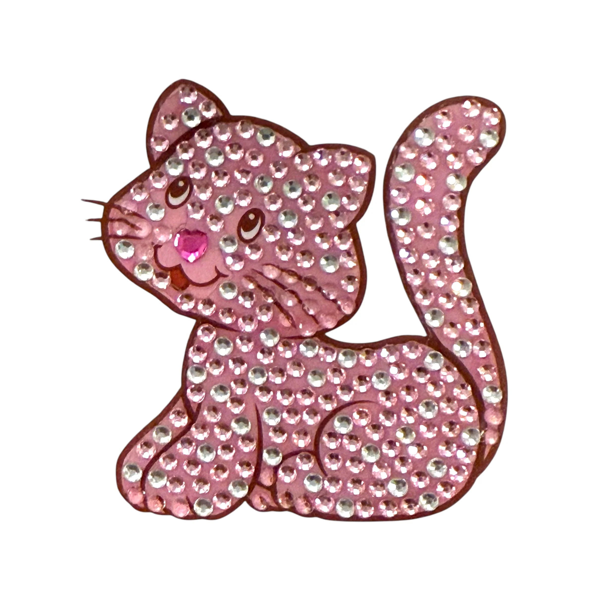 StickerBeans "Strawberry Shortcake's Custard The Cat" Sparkle Sticker – 2"
