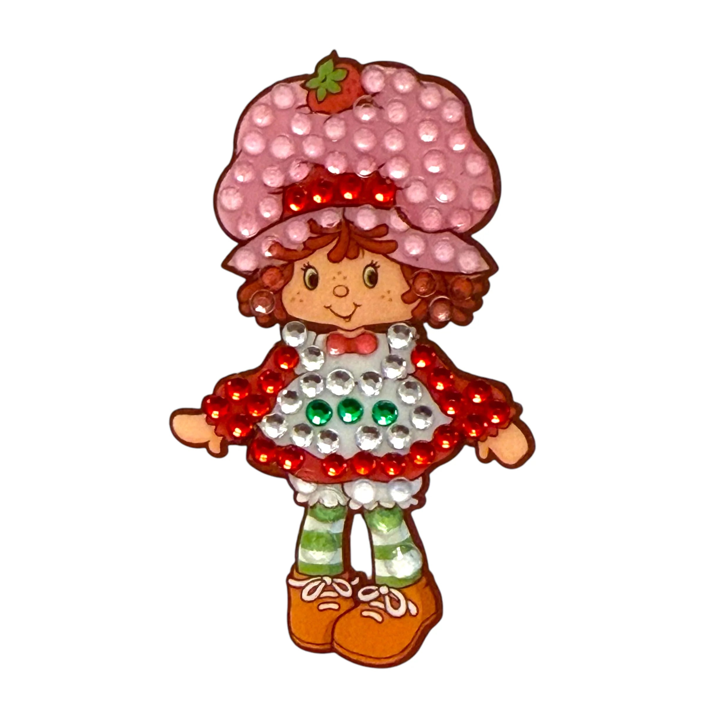 StickerBeans "Strawberry Shortcake" Sparkle Sticker – 2"