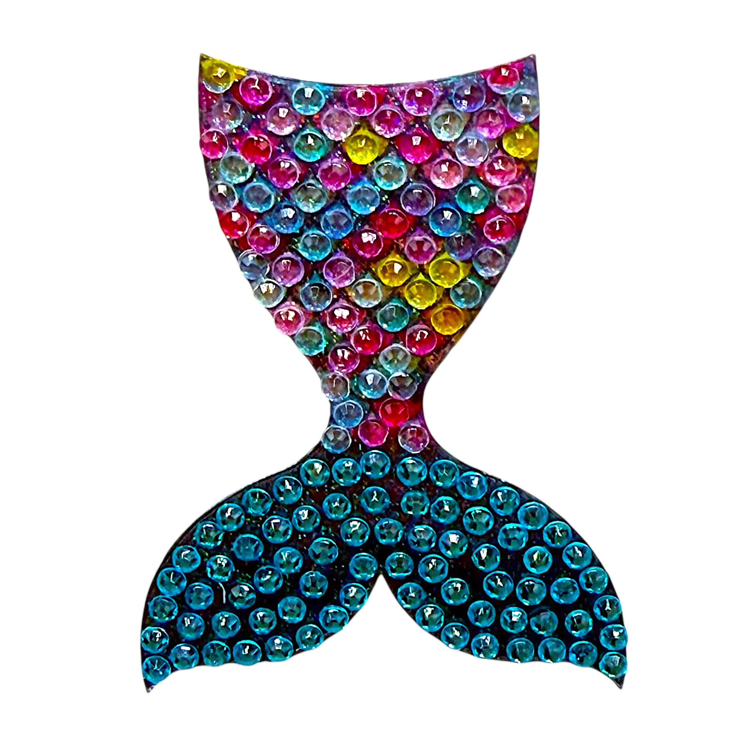 StickerBeans New Terez Sparkle Sticker – 2" – Mermaid Tail