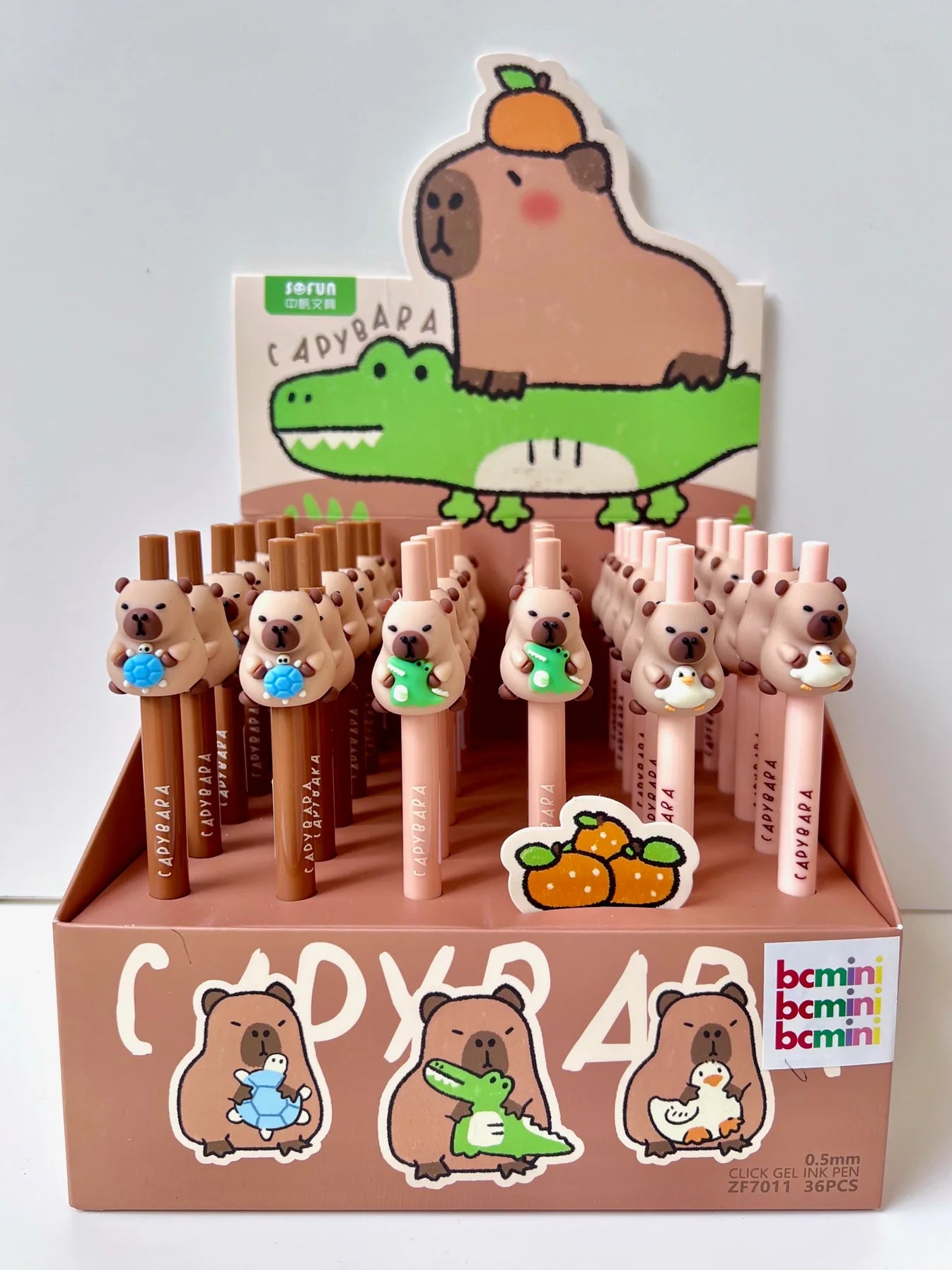 Capybara Gel Pen – Assorted Styles – Each Pen Sold Separately