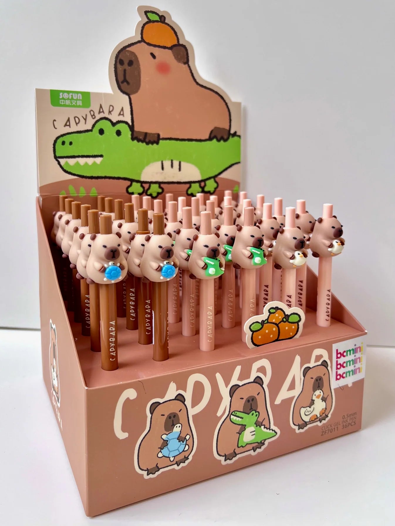 Capybara Gel Pen – Assorted Styles – Each Pen Sold Separately