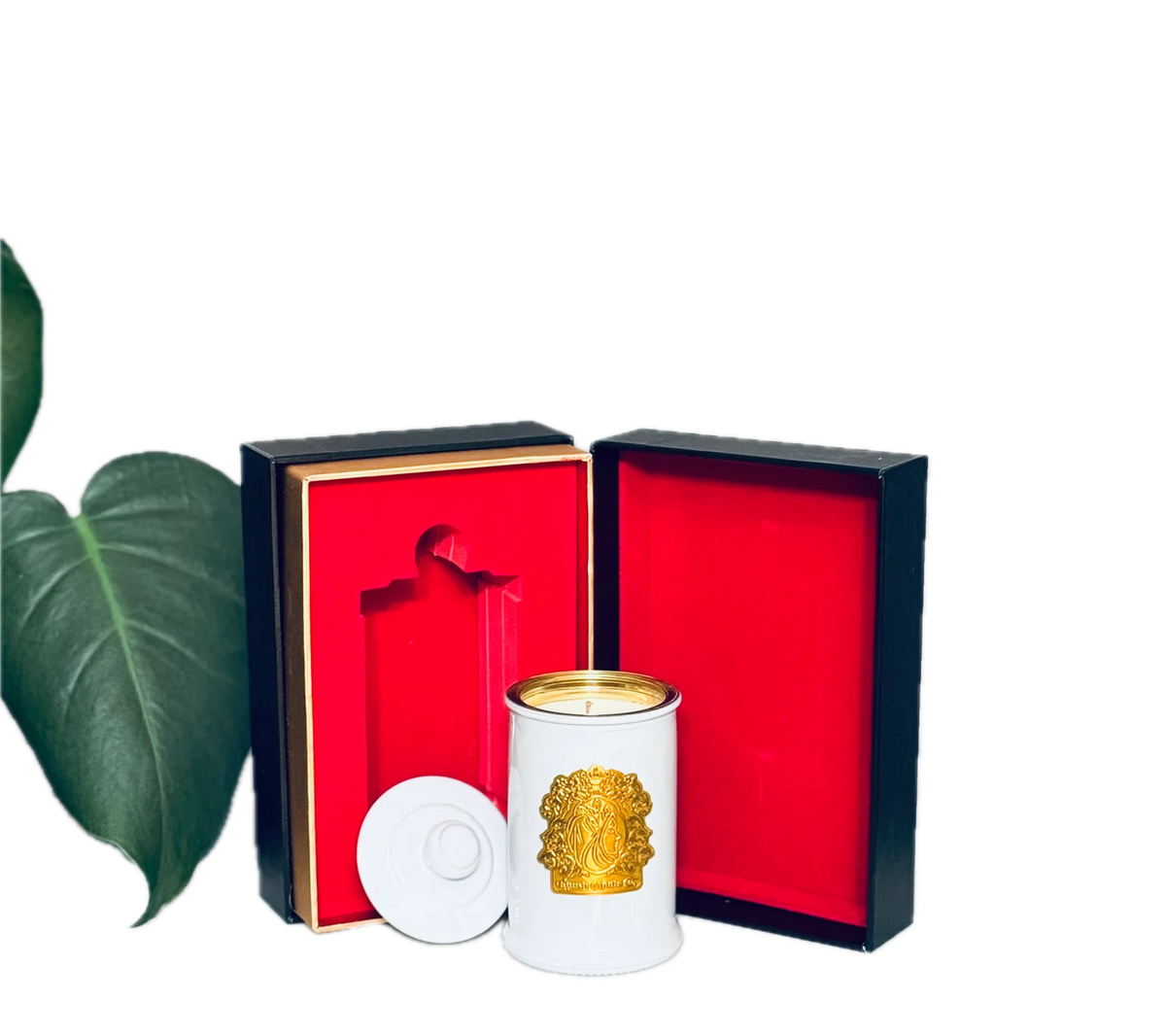 Khush Candle Petite Geste La Kisa Collection – White Lacquer Candle – 5 oz