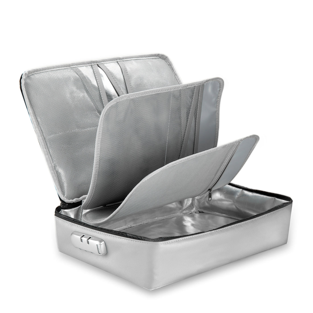 GETXGO Fireproof & Water Resistant Soft Document Box - 4" H x 15" W x 12" D.