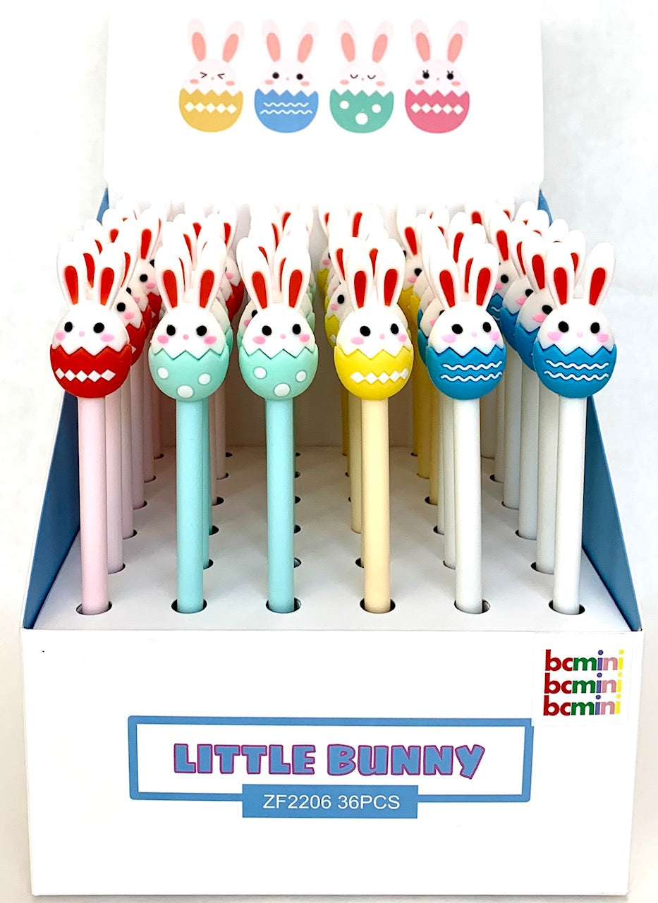 Bunny Egg Gel Pen – Assorted Colors – Sold Individually