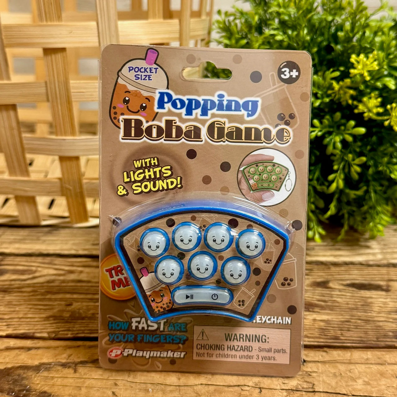 Popping Boba Game Light Up Pocket Size Electronic Game – Assorted – Each Sold Separately