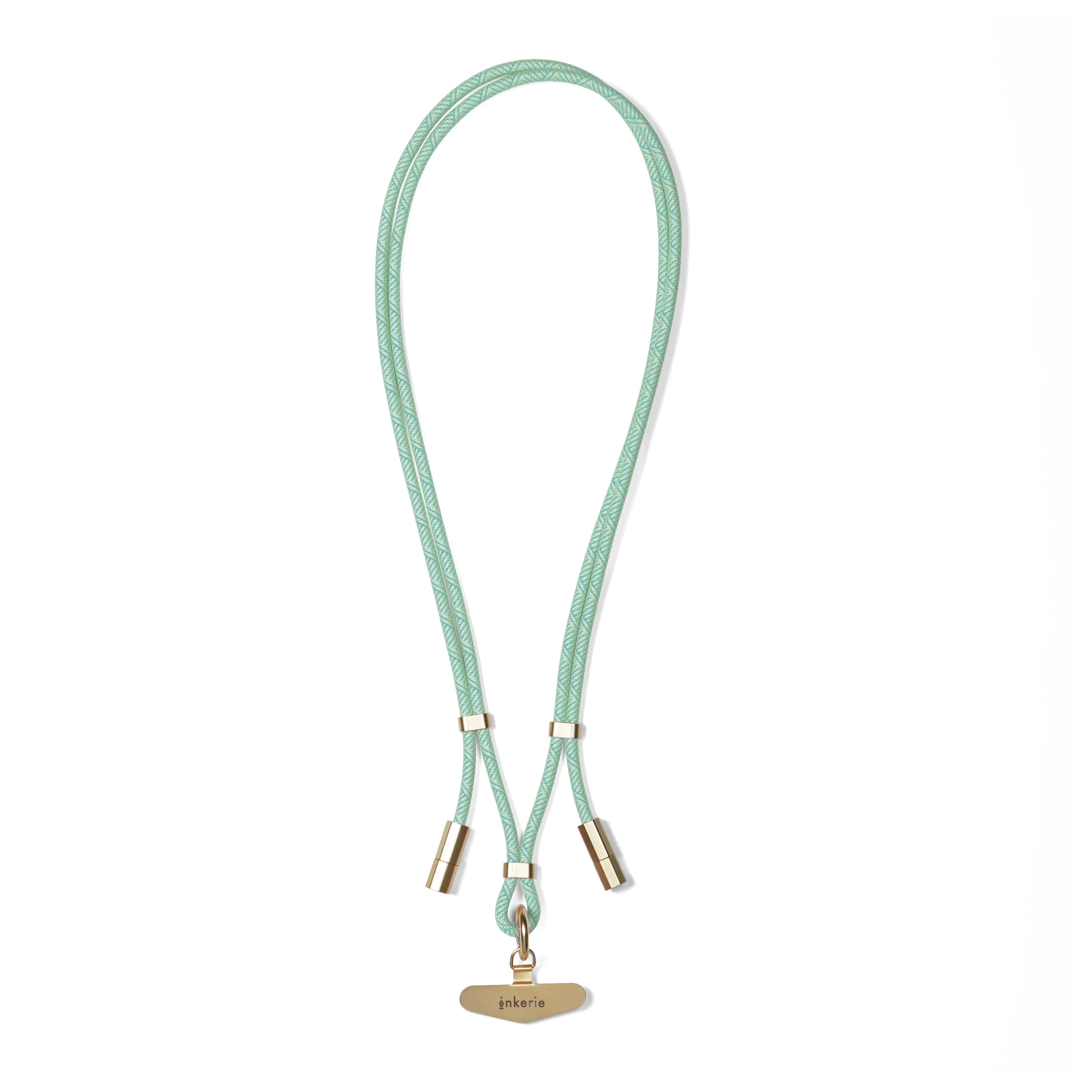 Kikkerland Inkerie Charge & Carry Phone Lanyard – Blue/Green