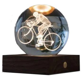 Gingko Designs Amber Crystal Paper Weight – Cyclist