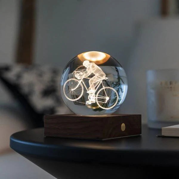 Gingko Designs Amber Crystal Paper Weight – Cyclist